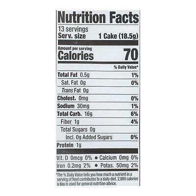 Lundberg Family Farms - Rice Cake Brown Salt - 1 Each-8.5 OZ (Pack of 3) - Fresh Stock Dated October 2025