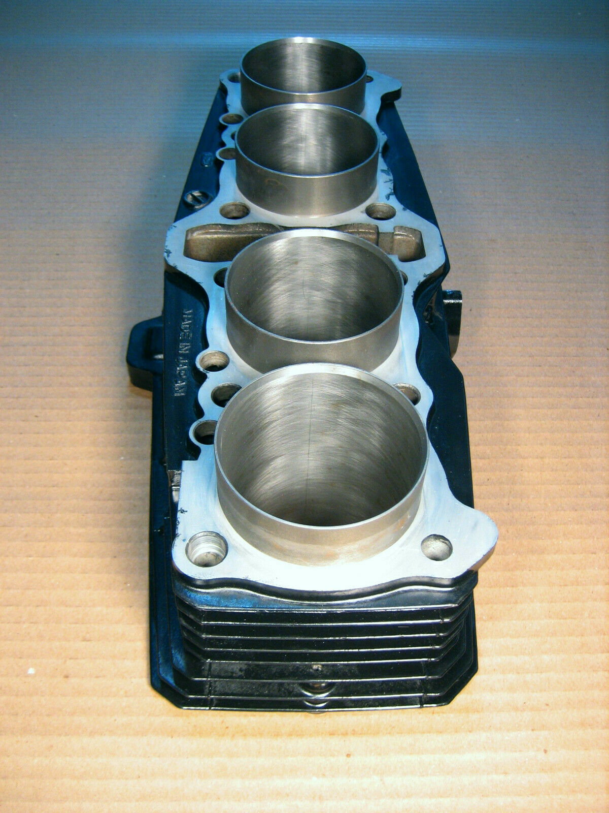 11005-1325 CYLINDER-ENGINE,BLACK, SLEEVED, BORED & HONED TO 76MM, GPZ1100 - Fresh Stock Dated October 2025