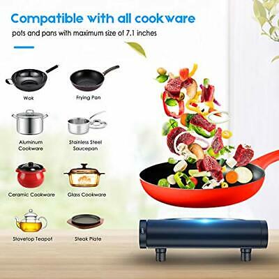 Portable Electric Stove, 1800W Infrared Double Burner Heat-up In Double burner - Fresh Stock Dated October 2025