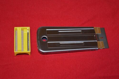 STANLEY RAZOR BLADE SCRAPER Glass Window Paint Putty Stickers 5 Extra Blades - Fresh Stock Dated October 2025