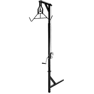VEVOR Hitch Mounted Deer Hoist Hitch Game Hoist 400lbs Winch Lift w/ Gambrel - Fresh Stock Dated October 2025