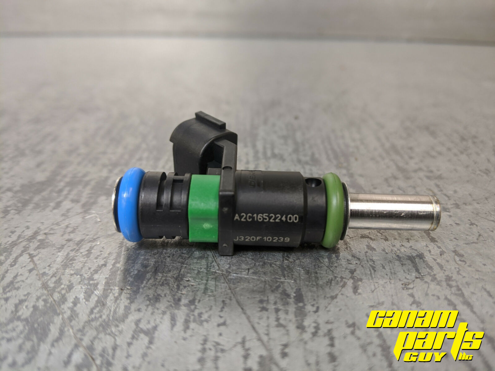 NEW OEM Genuine BRP CAN-AM Green Fuel injector 420874833 800R 1000 420874833 - Fresh Stock Dated October 2025