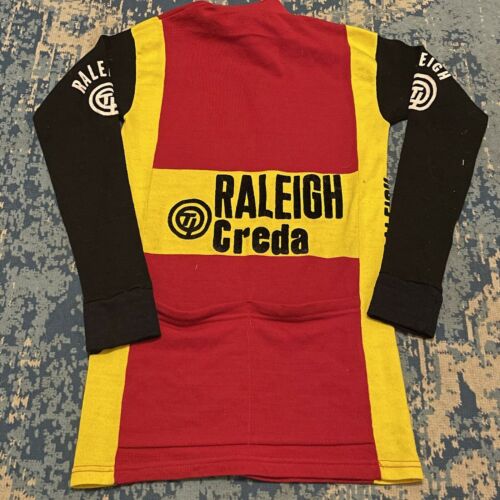 Vintage Campagnolo Cycling Jersey TI Raleigh Creda Belgium Size 1 Polyacrylic - Fresh Stock Dated October 2025