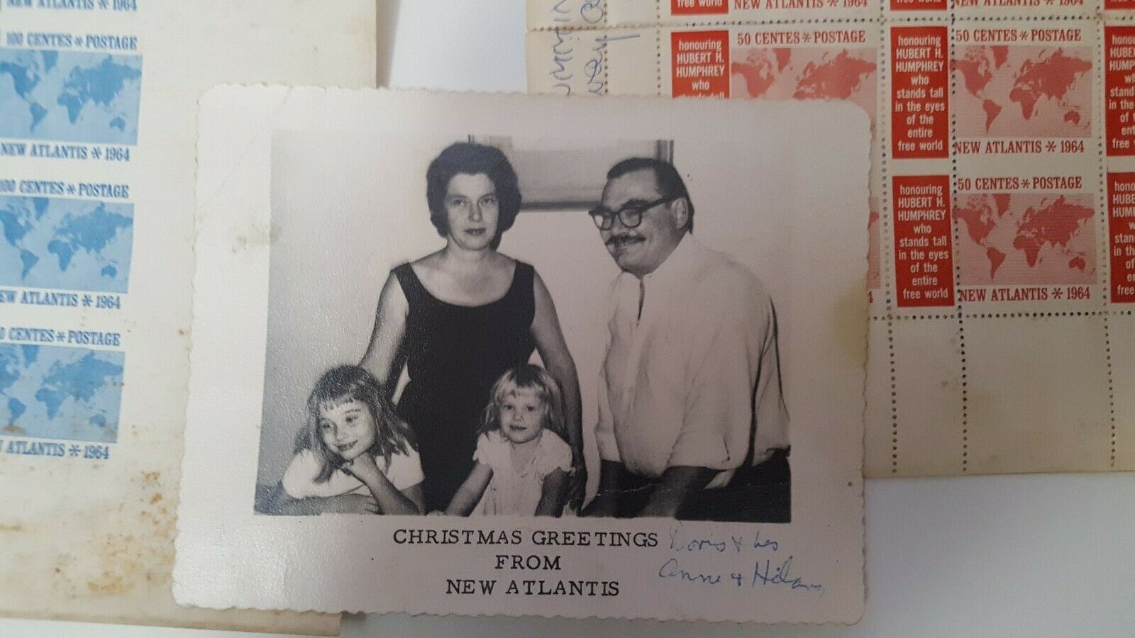 RARE Leicester Hemingway New Atlantis Stamps Signed Letters and More LOOK - Fresh Stock Dated October 2025