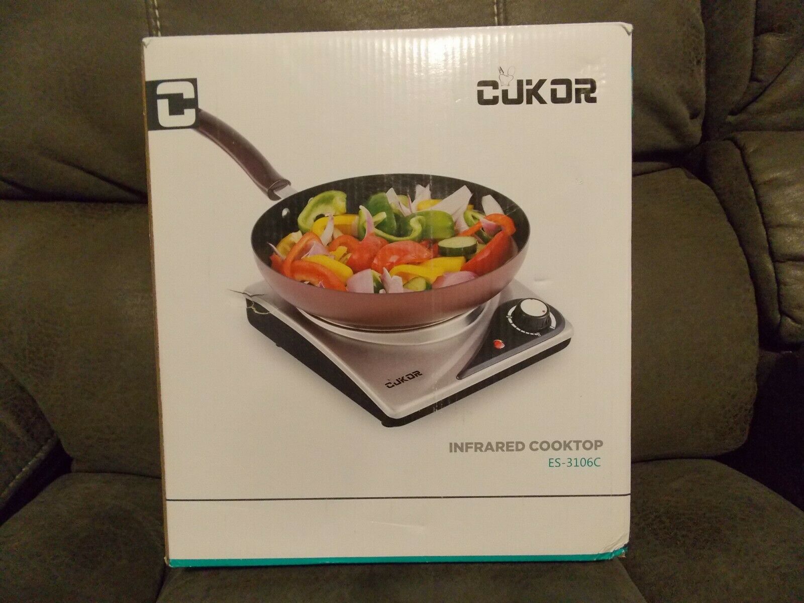 CUKOR Infrared Single Hot Plate Portable Stove 1200W electric ES 3106C - Fresh Stock Dated October 2025