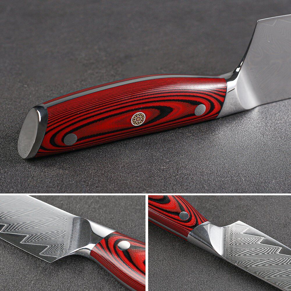 TURWHO 5inch Utility Knife Japanese VG10 Damascus Steel Knife Chef Kitchen Knife - Fresh Stock Dated October 2025