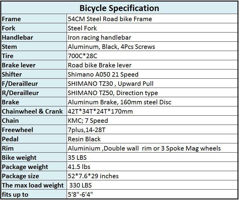 2021 Road Bike Shimano 21 Speed Bicycle 700C Mens Bikes 54cm Daul Disc Brakes XL - Fresh Stock Dated October 2025
