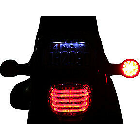 ProBEAM Turn Signals Bullet Style 1156 Red 2003 Screamin Eagle Road King - Fresh Stock Dated October 2025