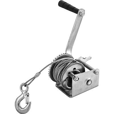 VEVOR Hitch Mounted Deer Hoist Hitch Game Hoist 400lbs Winch Swivel w/ Gambrel - Fresh Stock Dated October 2025
