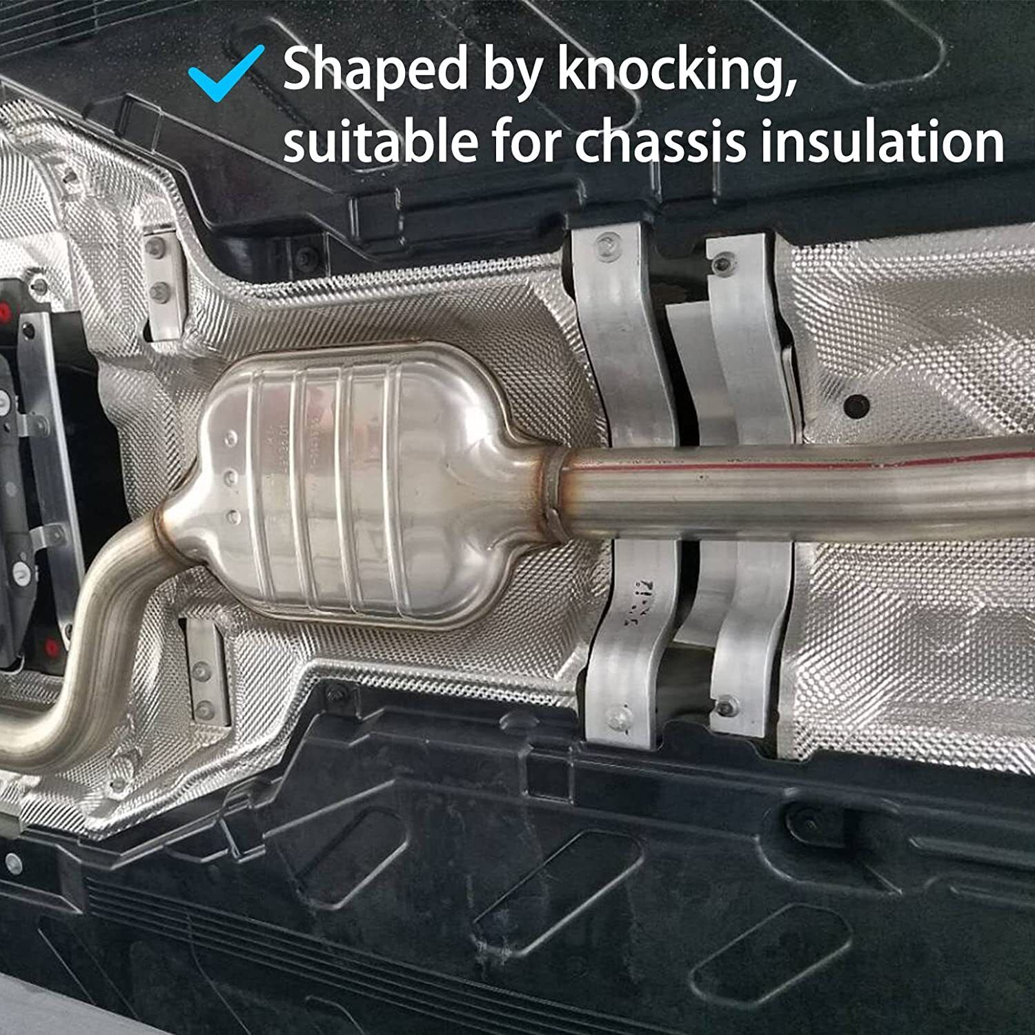 Embossed Aluminum Heat Shield 20