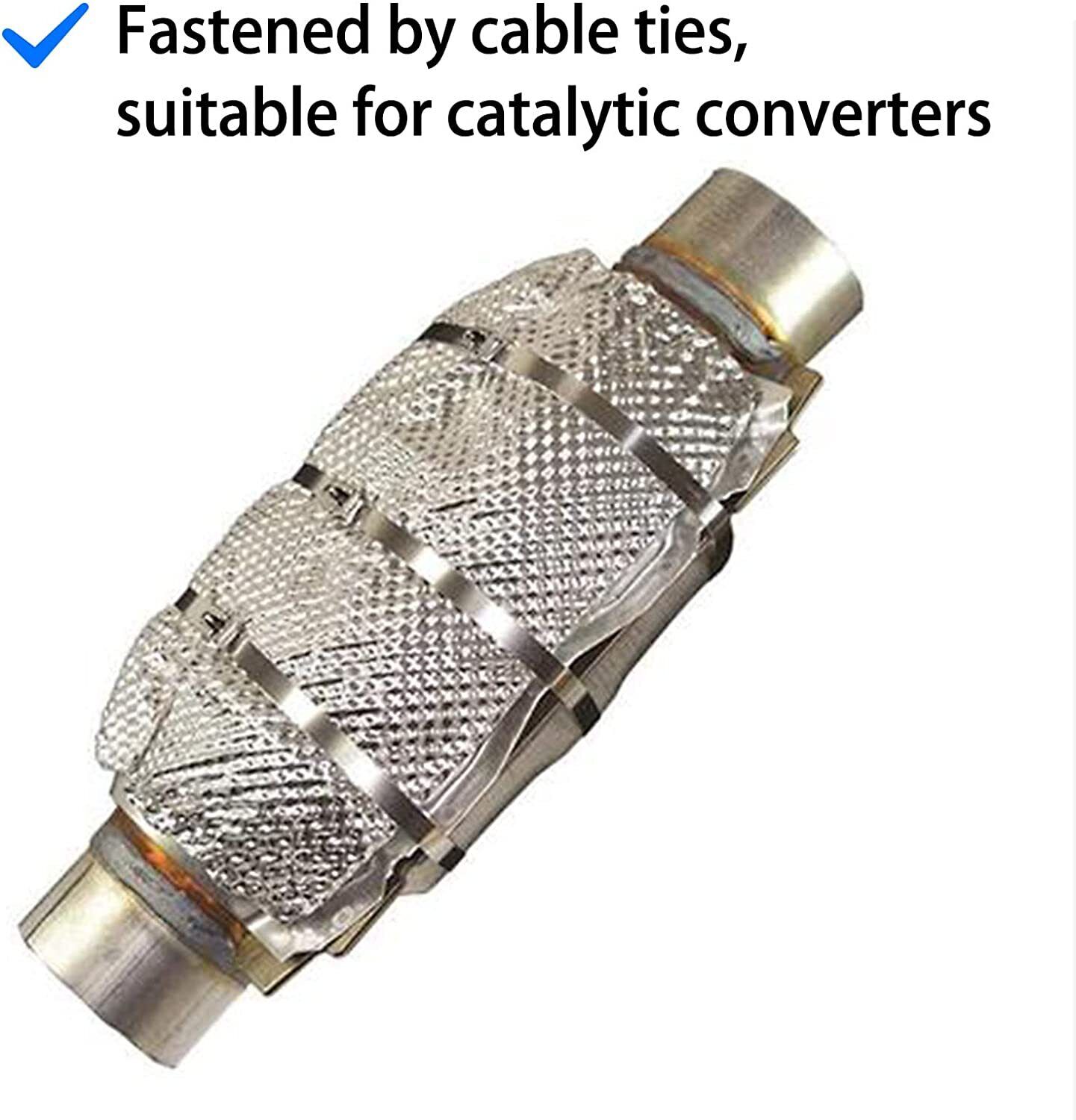 Exhaust Heat Shield Automotive Embossed Aluminum Muffler Shield/Wrap 20 X 28 In - Fresh Stock Dated October 2025