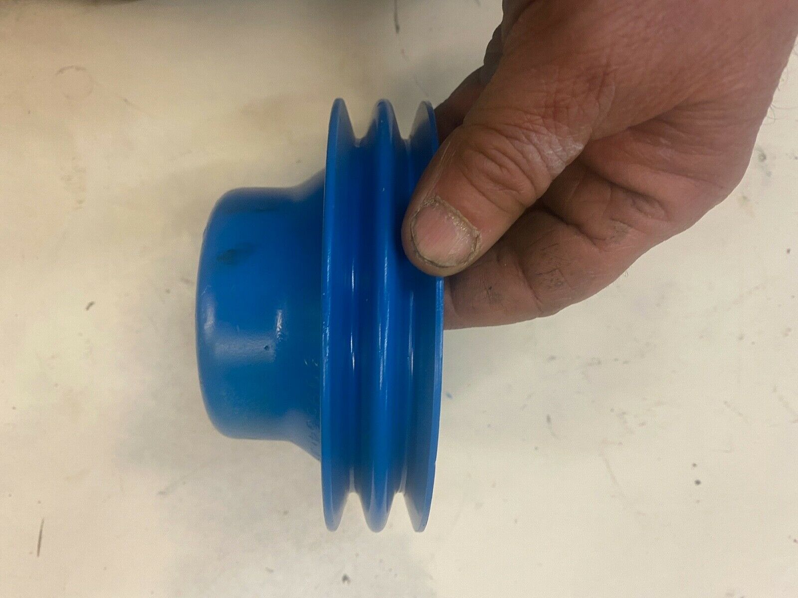 Crusader Pulley 3995646 for 2 V Belt 5 3/4 diameter water pump pulley. Used / Go - Fresh Stock Dated October 2025