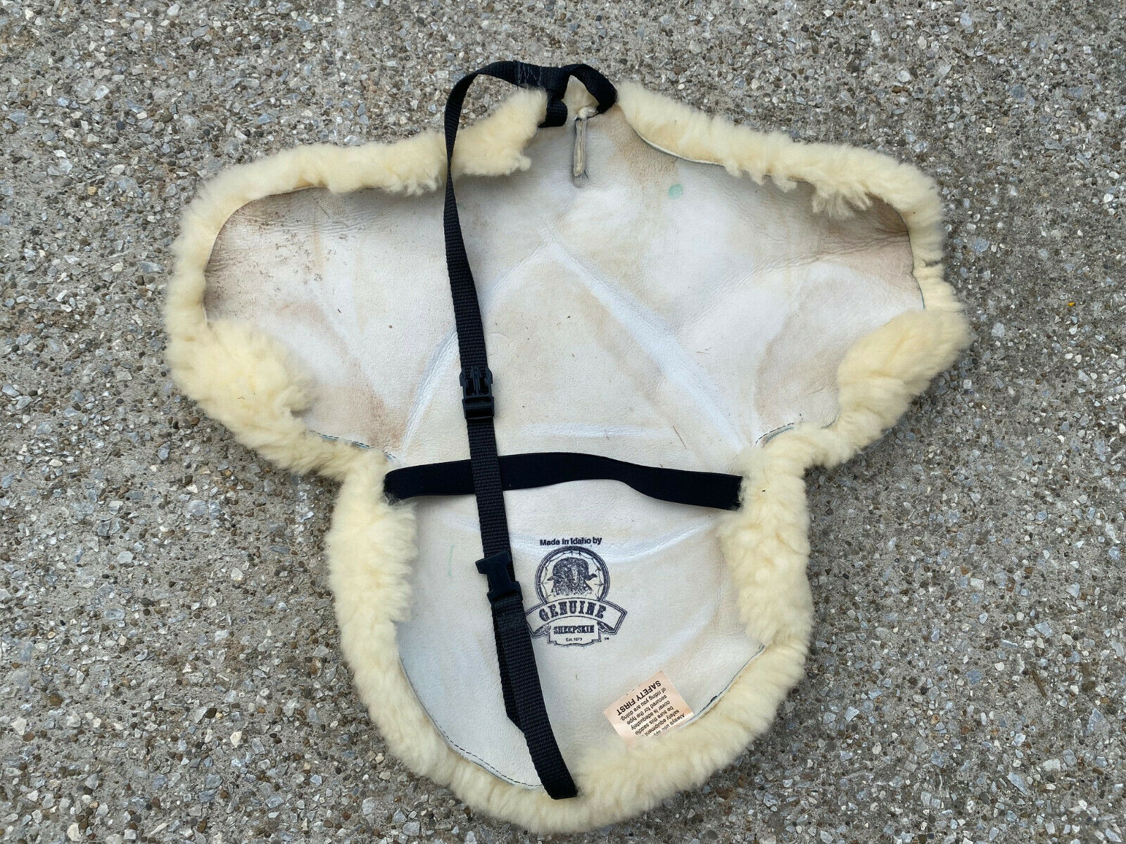Genuine Sheepskin Saddle Cover Cushion for ENGLISH Saddle - Fresh Stock Dated October 2025