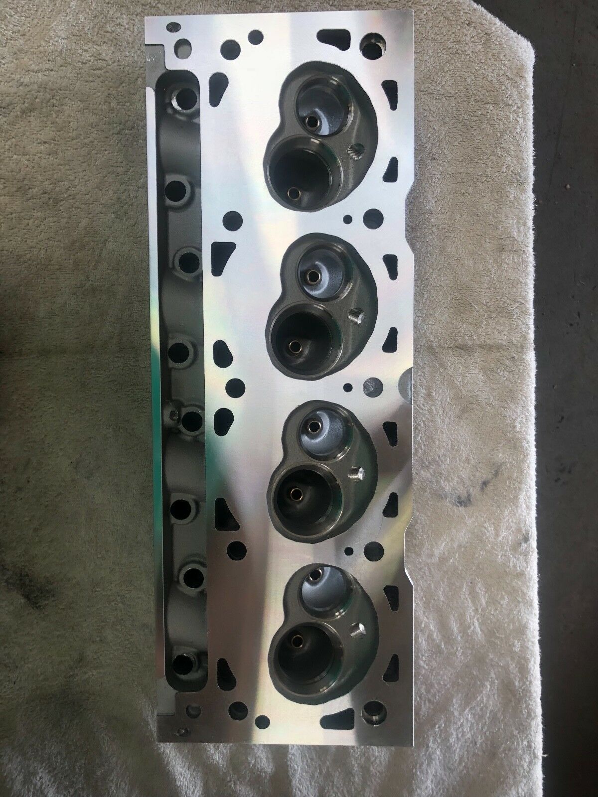 Ford 429 460 514 532  275cc 95cc Pair (2) Bare Aluminum Cylinder Head - Fresh Stock Dated October 2025