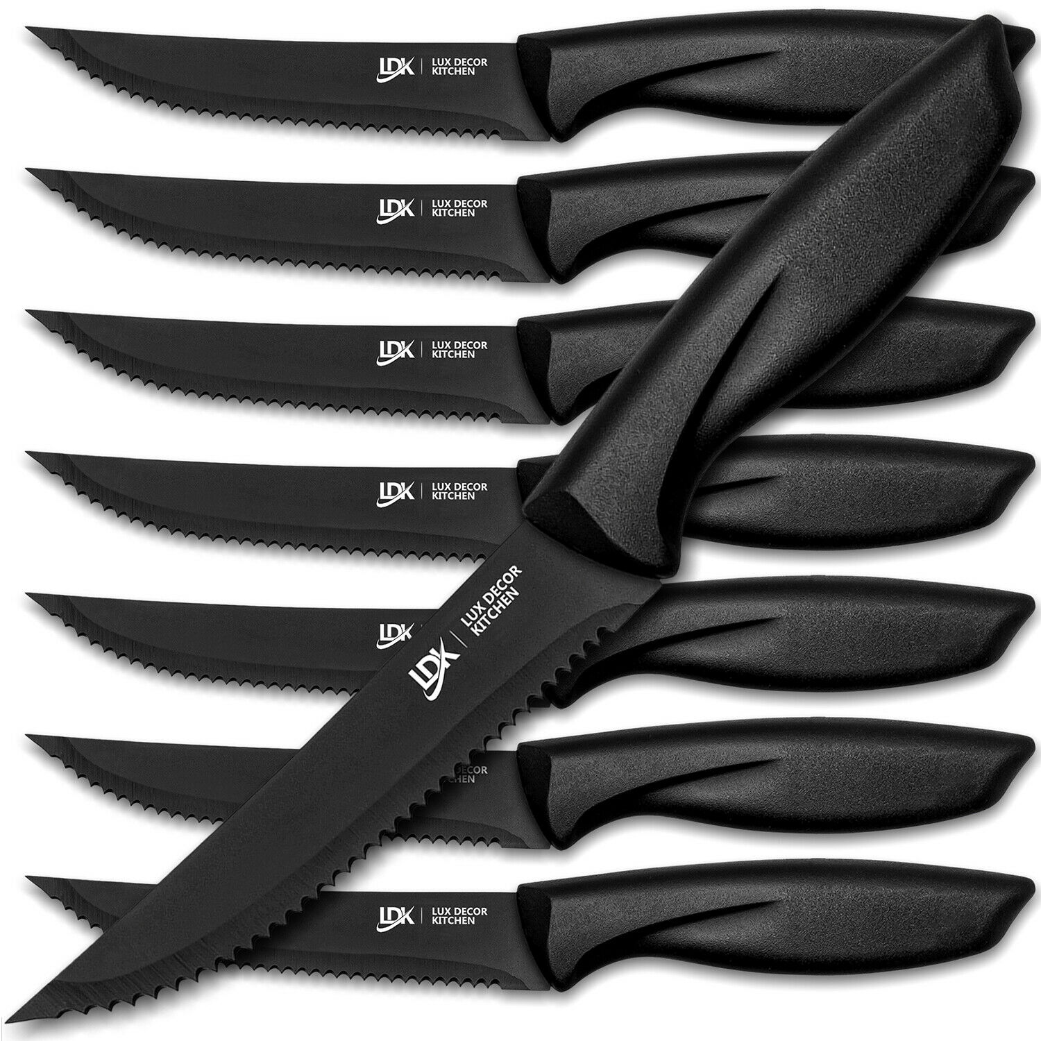 Steak Knife Set Stainless Steel Chef Cutlery Bread Pizza Knives Kitchen Tool - Fresh Stock Dated October 2025