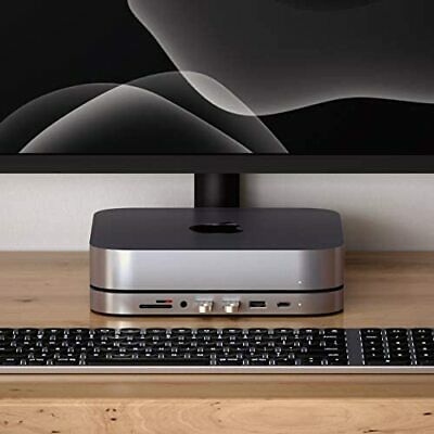 Satechi Type-C Aluminum Stand & Hub (Space Gray) USB-C Data Port, Micro /... - Fresh Stock Dated October 2025