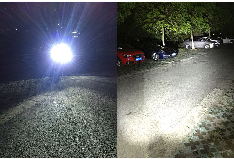 1x H4 3*COB LED Motorcycle Headlight Bulb High/Low Beam Fog Light 2000LM Scooter - Fresh Stock Dated October 2025