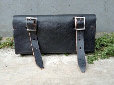 Bicycle Tool Bag eye glass bag handmade BLACK Fit Raleigh Humber BSA Gazelle - Fresh Stock Dated October 2025