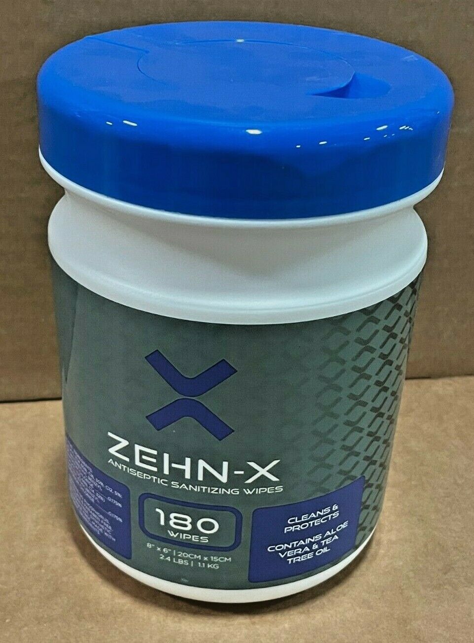 Zehn-X CWC20-12 Sanitizing Wipes, Fiber Blend, 180 Count - Fresh Stock Dated October 2025