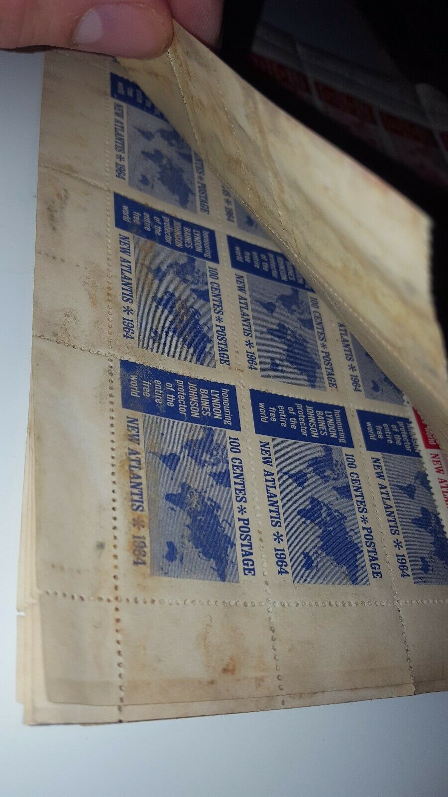 RARE Leicester Hemingway New Atlantis Stamps Signed Letters and More LOOK - Fresh Stock Dated October 2025