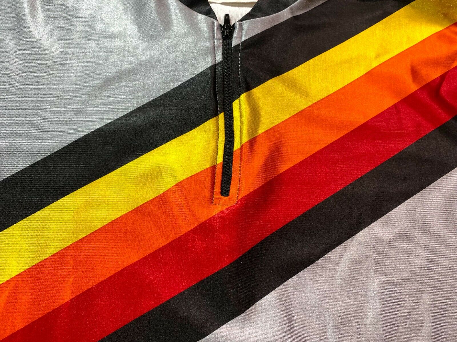 Vintage MARILENA Italy WindSkins Cycling Jersey German Colors SZ 3 - Fresh Stock Dated October 2025