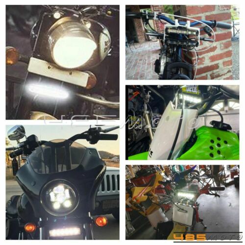 Dirt Bike Dual Sport 6pcs LED Light Bar 12V/24V Work Light Off Road Lights IP 67 - Fresh Stock Dated October 2025