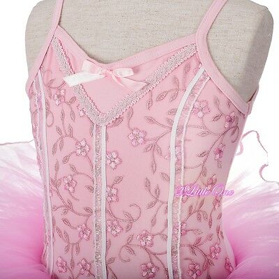 Embroideries Sequins Ballet Tutu Dancewear Fairy Costume Leotard Size 3-8 BA063 - Fresh Stock Dated October 2025