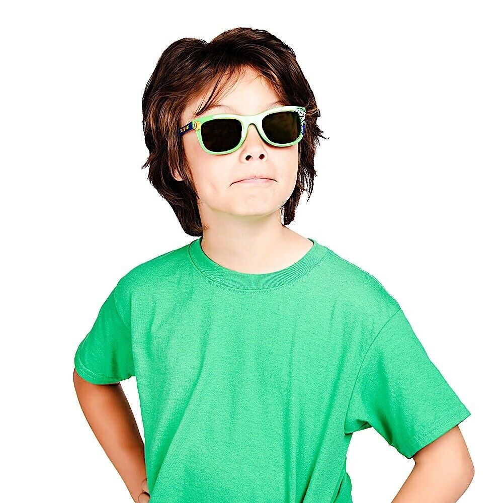 Nintendo Super Mario: Luigi Child Sunglasses Green Frame Gaming Arkaid Shades UV - Fresh Stock Dated October 2025