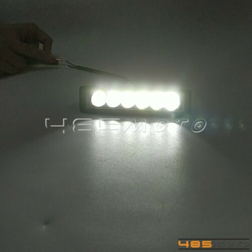 Dirt Bike Dual Sport 6pcs LED Light Bar 12V/24V Work Light Off Road Lights IP 67 - Fresh Stock Dated October 2025