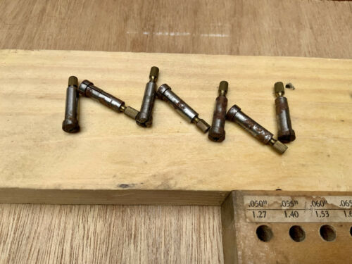 Vintage Set of Jewel Chucks - Collets, Thumb Screw Adjustable Watchmakers Tool! - Fresh Stock Dated October 2025
