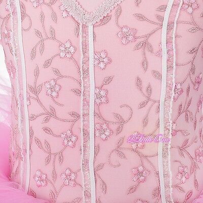 Embroideries Sequins Ballet Tutu Dancewear Fairy Costume Leotard Size 3-8 BA063 - Fresh Stock Dated October 2025