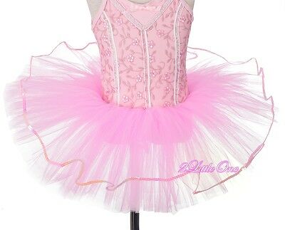 Embroideries Sequins Ballet Tutu Dancewear Fairy Costume Leotard Size 3-8 BA063 - Fresh Stock Dated October 2025