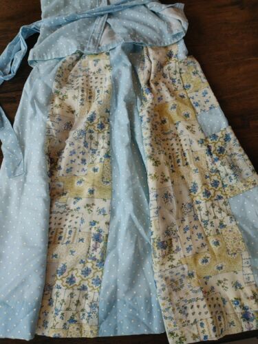 Vintage 70s boho hippie Chessa Davis Dotted Floral Maxi Skirt and Shirt Size Med - Fresh Stock Dated October 2025