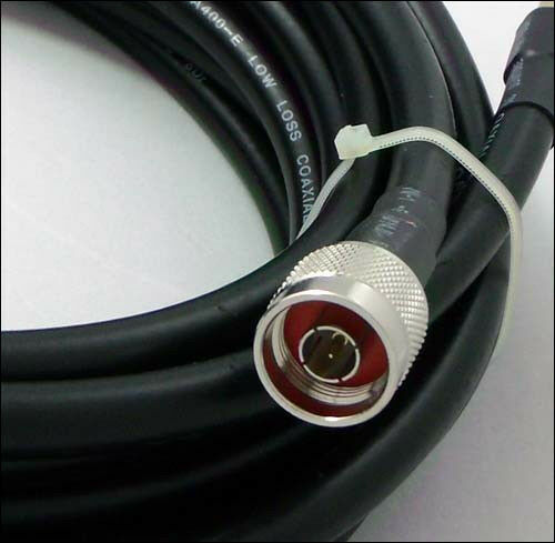 RP-SMA Male N-Male 400 grade coaxial Wi-Fi antenna extension cable 5m 16ft Alfa - Fresh Stock Dated October 2025