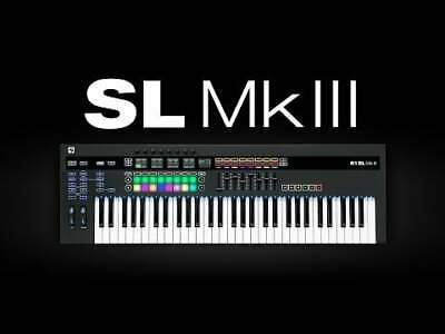 Novation 49SL MkIII MIDI and CV Keyboard Controller - Fresh Stock Dated October 2025