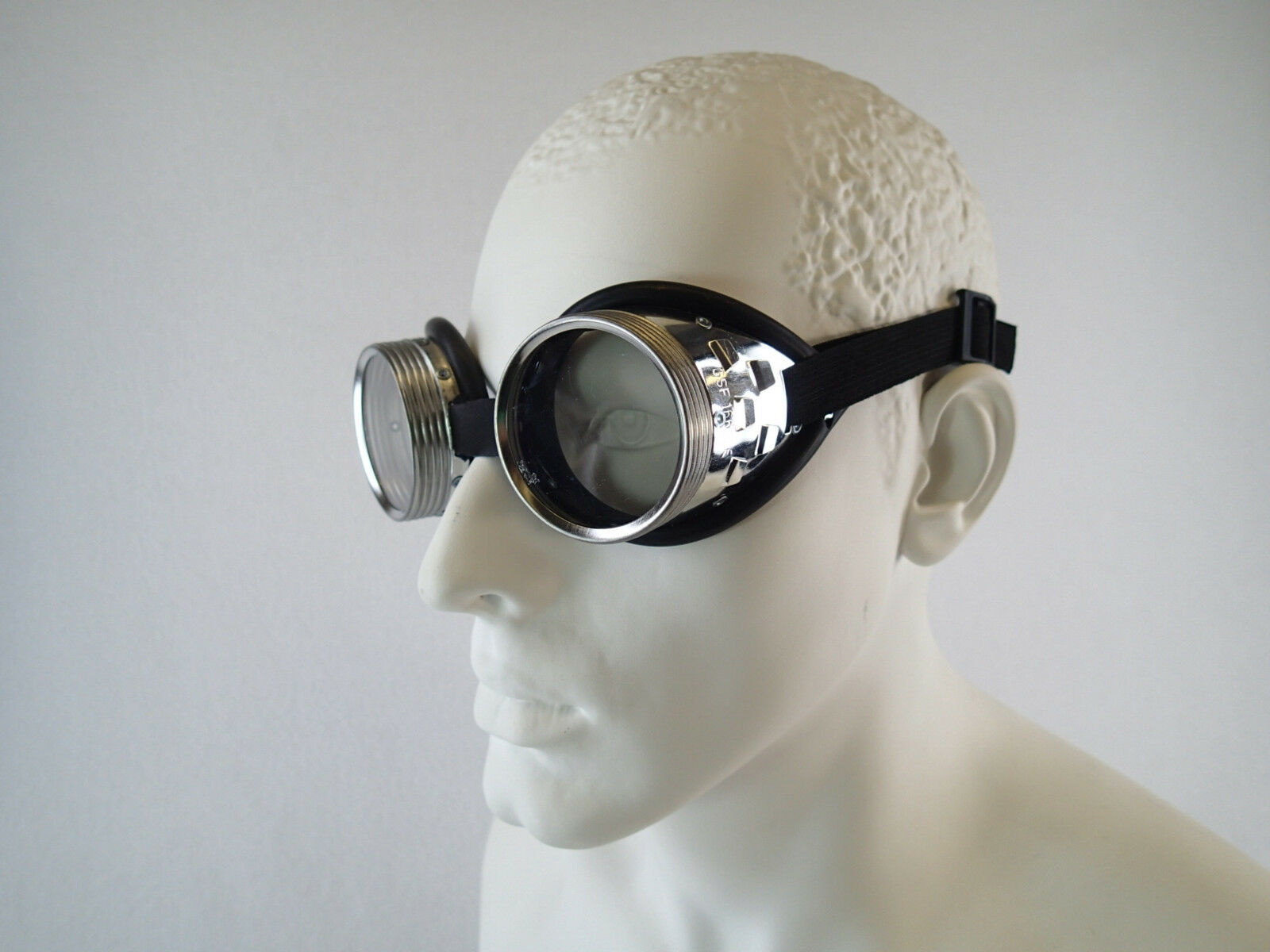 PAWSTAR Uber Goggles - Metal frame steampunk cyberpunk festival glasses 5412 - Fresh Stock Dated October 2025