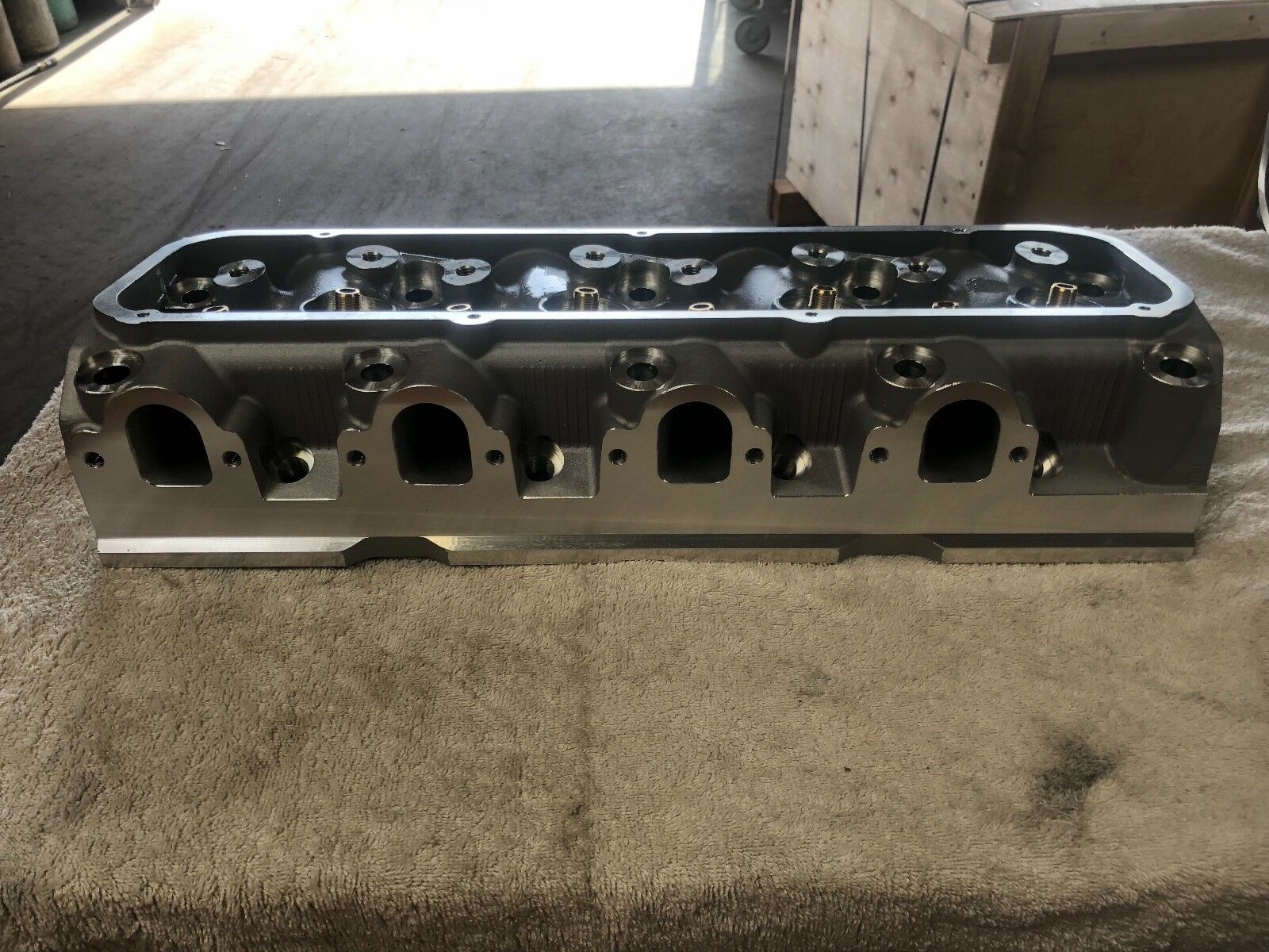 Ford 429 460 514 532  275cc 95cc Pair (2) Bare Aluminum Cylinder Head - Fresh Stock Dated October 2025