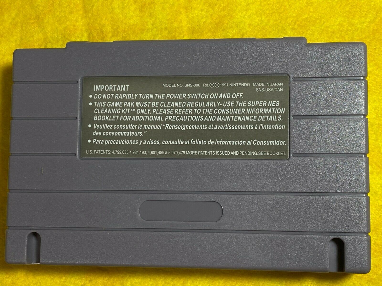 3 X SNES Back Labels Replacement  for Game Cartridge  Precut  Super Nintendo !!! - Fresh Stock Dated October 2025