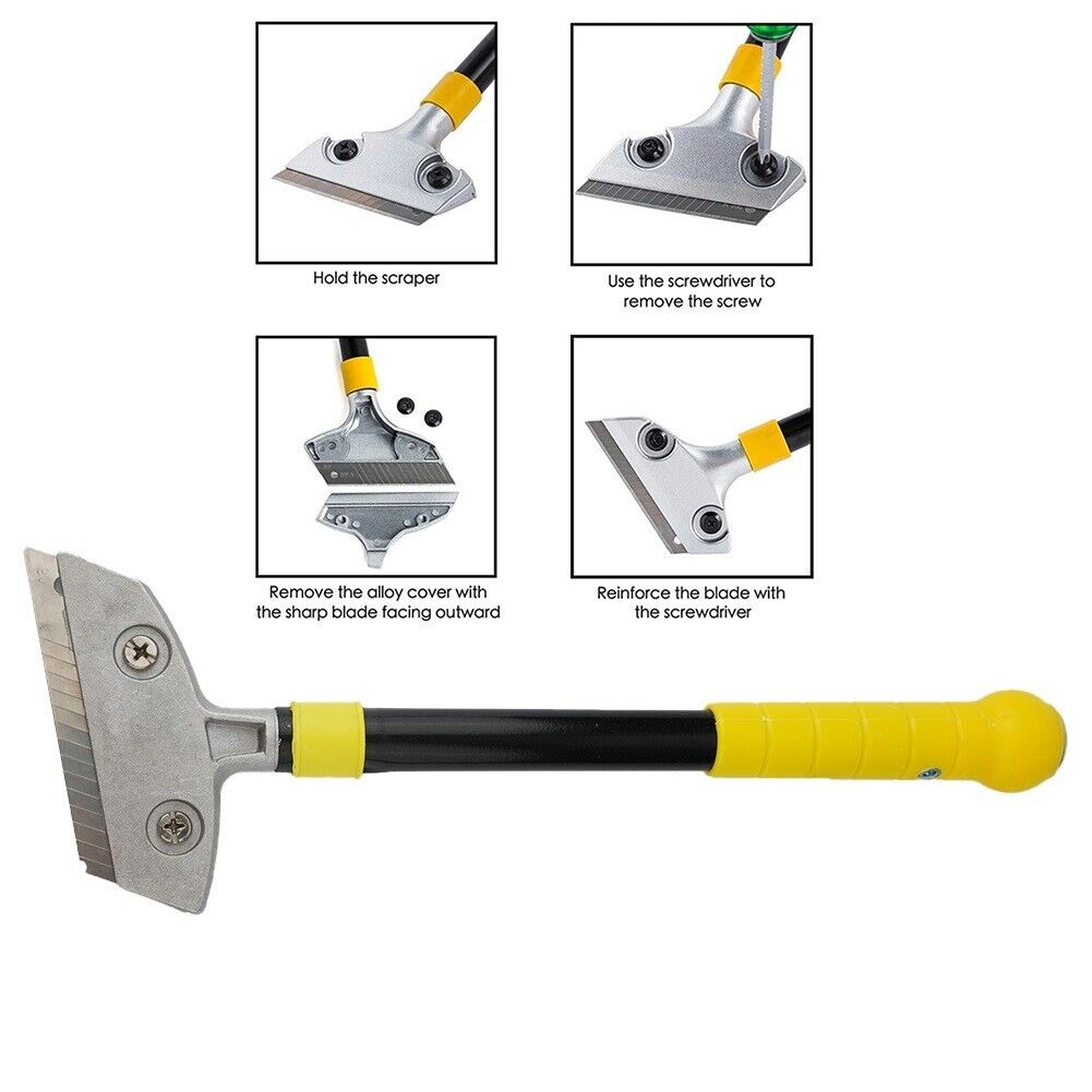Brand New For Glass Razor Blade Scraper Aluminum Alloy Hand Tools Home Garden - Fresh Stock Dated October 2025
