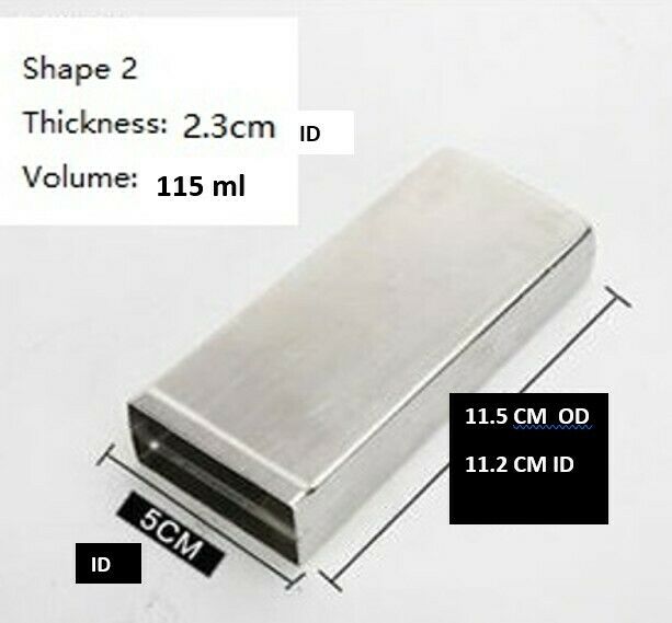 POPSICLE MOLD STAINLES STEEL 115 ml, 20 CAVITIES. MOLDE PARA PALETAS ARTESANALES - Fresh Stock Dated October 2025