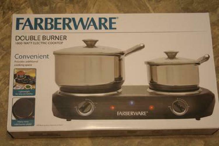 Double Burner Cooktop Electric Plate Portable Hot Stove 1800W Countertop Cooking - Fresh Stock Dated October 2025