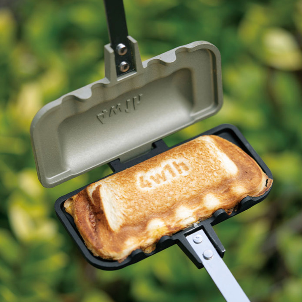 Tsubame Sanjo Kitchen 4W1H Hot Sand Solo Hot Sandwich Maker Black x Silver - Fresh Stock Dated October 2025