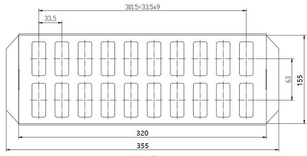 POPSICLE MOLD STAINLES STEEL 115 ml, 20 CAVITIES. MOLDE PARA PALETAS ARTESANALES - Fresh Stock Dated October 2025