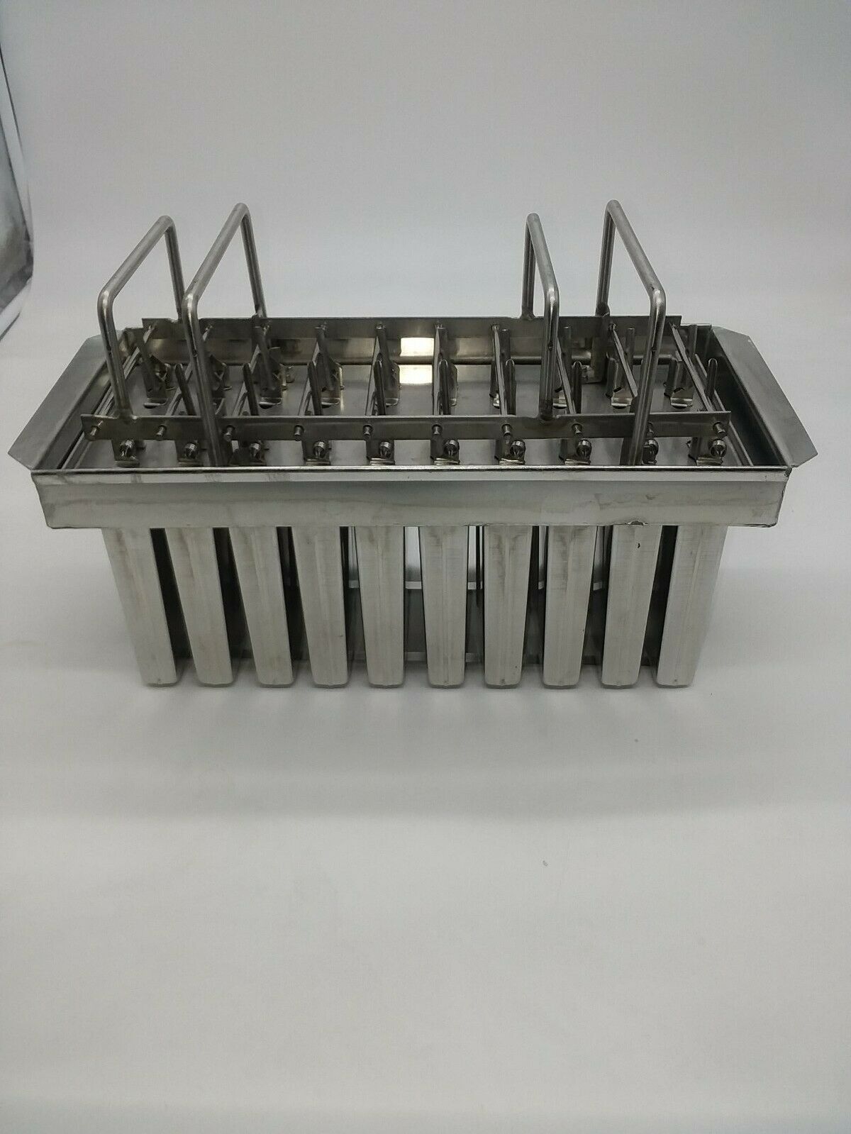 POPSICLE MOLD STAINLES STEEL 115 ml, 20 CAVITIES. MOLDE PARA PALETAS ARTESANALES - Fresh Stock Dated October 2025