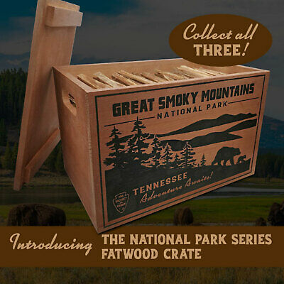 Better Wood Products Protect the Park Fatwood Firestarter, Mountains (Open Box) - Fresh Stock Dated October 2025