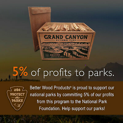 Better Wood Products Protect the Park Fatwood Firestarter, Mountains (Open Box) - Fresh Stock Dated October 2025