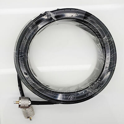 UHF Male (Plug) to UHF Male (Plug) RG58 Cable Assembly, 432 inch (36 ft) - Fresh Stock Dated October 2025