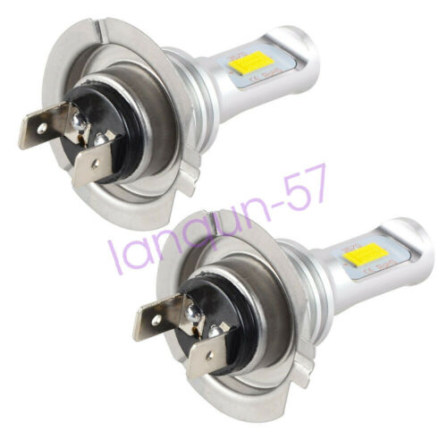 For Yamaha YZF-R6 2003-2015 YZF-R1 2007-2014 LED Headlight H7 Bulbs 6000K White - Fresh Stock Dated October 2025