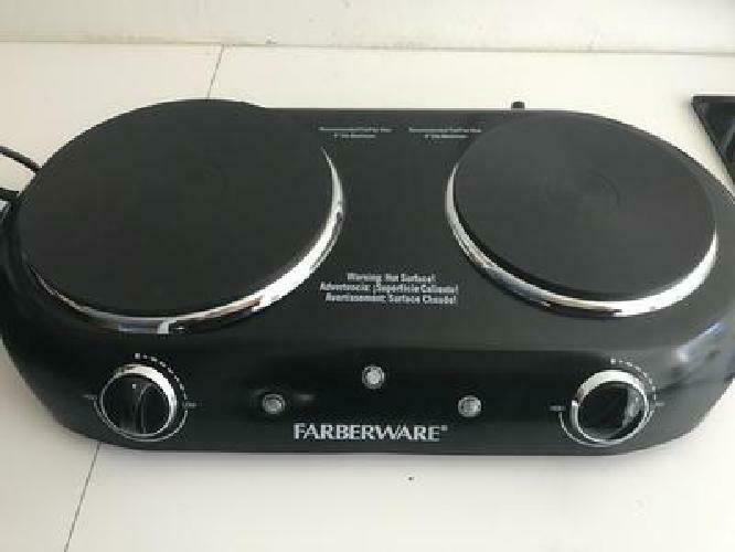 Double Burner Cooktop Electric Plate Portable Hot Stove 1800W Countertop Cooking - Fresh Stock Dated October 2025