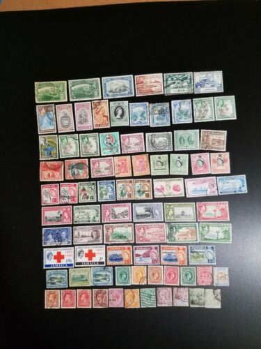 Jamaica stamps, all years, over 200, mostly used, no duplicates - Fresh Stock Dated October 2025
